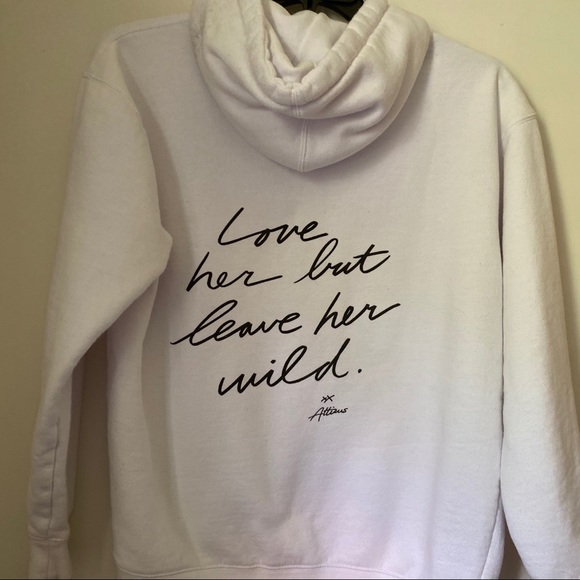 Sweaters - Atticus Poetry Leave Her Wild White Sweater Size M